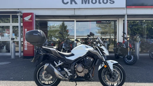 HONDA CB 500 F ABS COLORIS BLANC ET GRIS