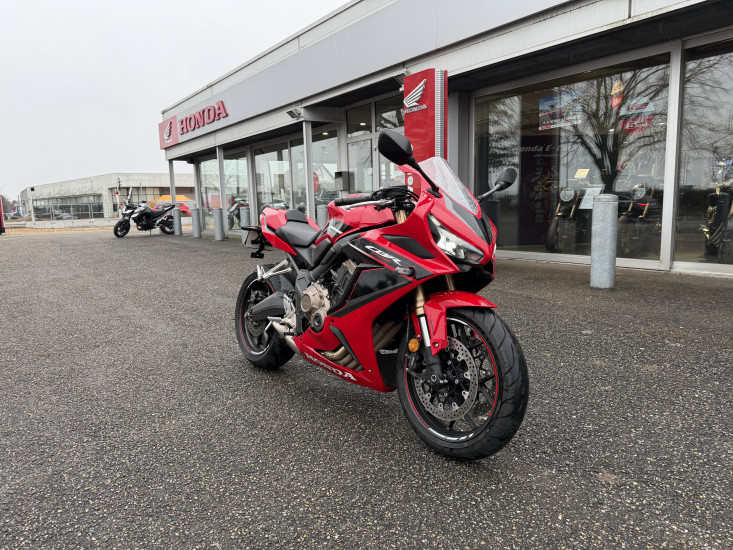 HONDA CBR650R ABS COLORIS ROUGE / NOIR - HAGUENAU