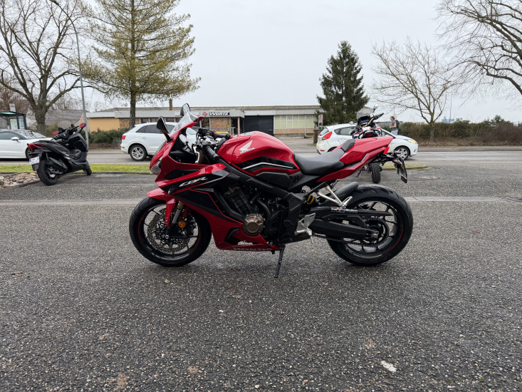 HONDA CBR650R ABS COLORIS ROUGE / NOIR - HAGUENAU