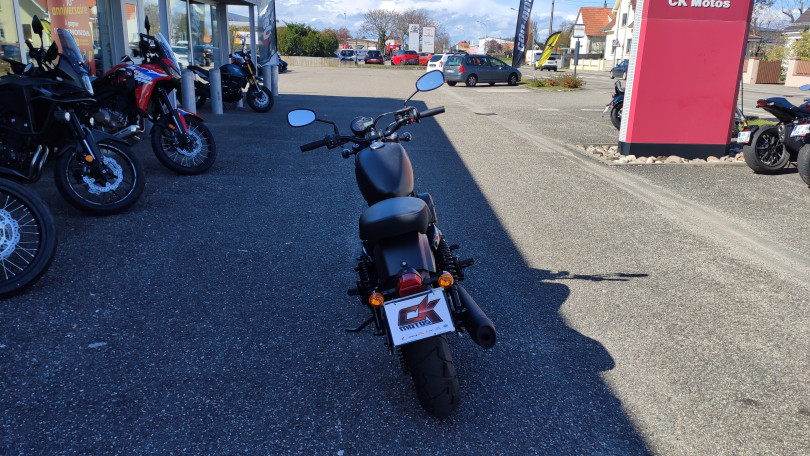 HYOSUNG BOBBER 300 GV300S ABS COLORIS NOIR MAT - HAGUENAU