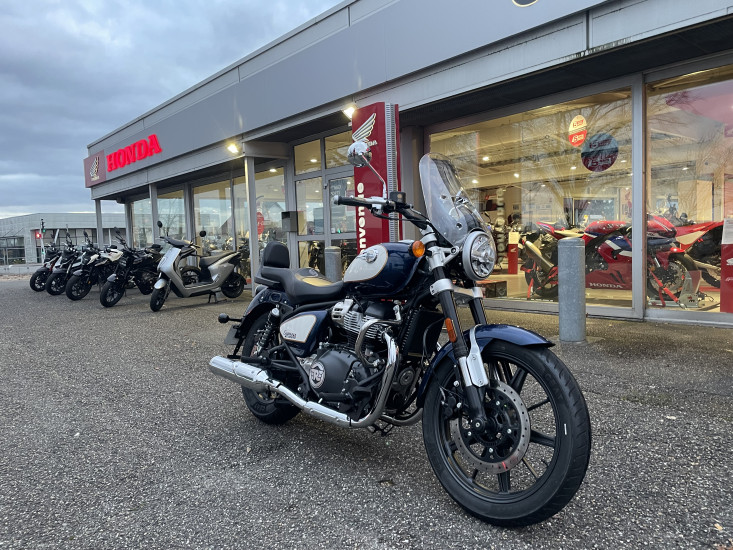 ROYAL ENFIELD SUPERMETEOR 650 ABS COLORIS CELESTIAL BLUE - HAGUENAU