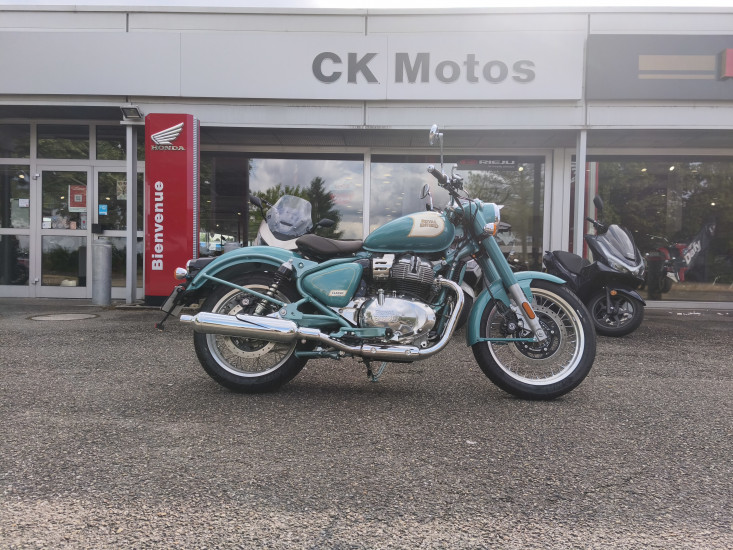 ROYAL ENFIELD CLASSIC 650 ABS COLORIS TEAL GREEN NEUVE 0KMS - HAGUENAU