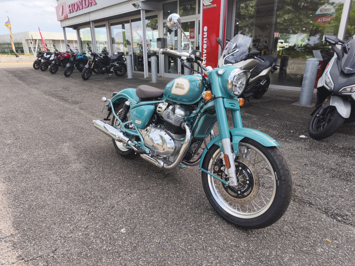 ROYAL ENFIELD CLASSIC 650 ABS COLORIS TEAL GREEN NEUVE 0KMS - HAGUENAU