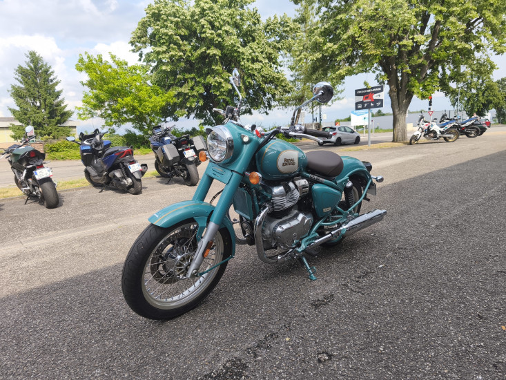 ROYAL ENFIELD CLASSIC 650 ABS COLORIS TEAL GREEN NEUVE 0KMS - HAGUENAU