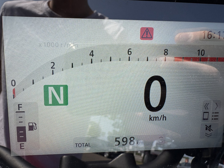 HONDA NX500 ABS COLORIS ROUGE - HAGUENAU