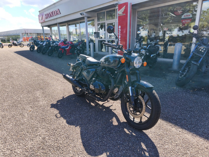 ROYAL ENFIELD SHOTGUN 650 ABS COLORIS SHEET METAL GREY - HAGUENAU