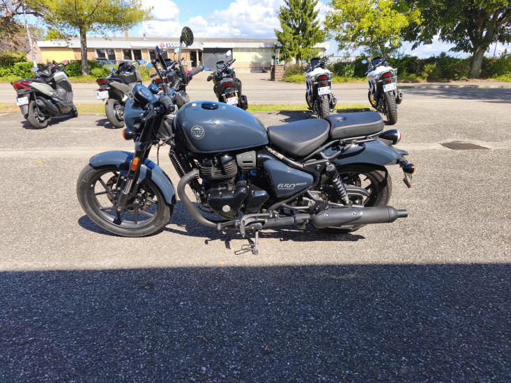 ROYAL ENFIELD SHOTGUN 650 ABS COLORIS SHEET METAL GREY - HAGUENAU