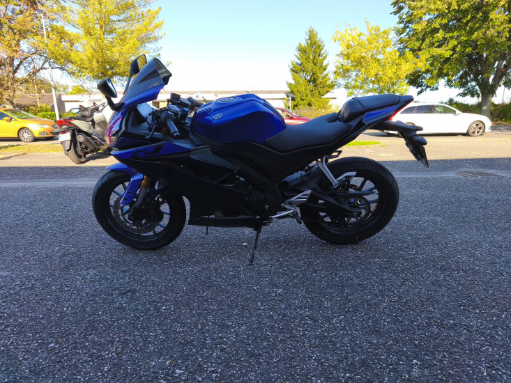 YAMAHA YZF-R125 ABS COLORIS BLEU - HAGUENAU