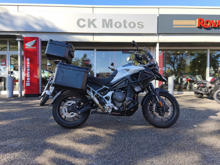 TRIUMPH TIGER 1200 GT PRO ABS COLORIS BLANC - HAGUENAU