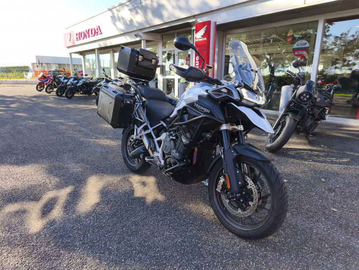 TRIUMPH TIGER 1200 GT PRO ABS COLORIS BLANC - HAGUENAU