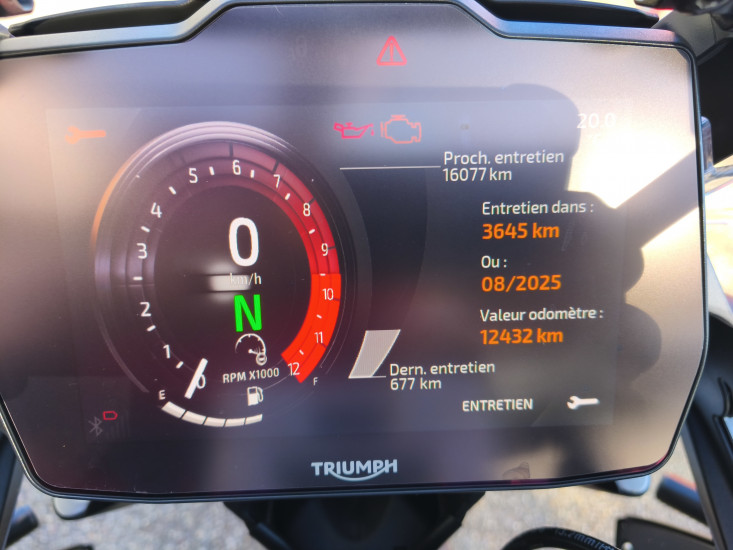 TRIUMPH TIGER 1200 GT PRO ABS COLORIS BLANC - HAGUENAU