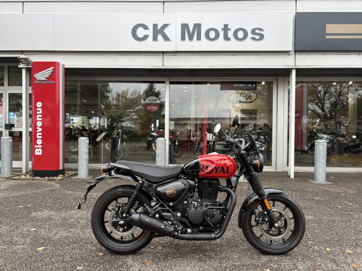ROYAL ENFIELD HNTR 350 ABS COLORIS NOIR / ROUGE - HAGUENAU