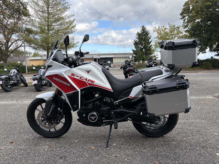 MOTO MORINI X-CAPE 650 ABS JANTES BATONS COLORIS BLANC NEUVE 0KMS - HAGUENAU