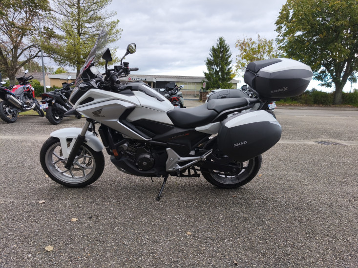 HONDA NC750X DCT A2 ABS COLORIS BLANC - HAGUENAU