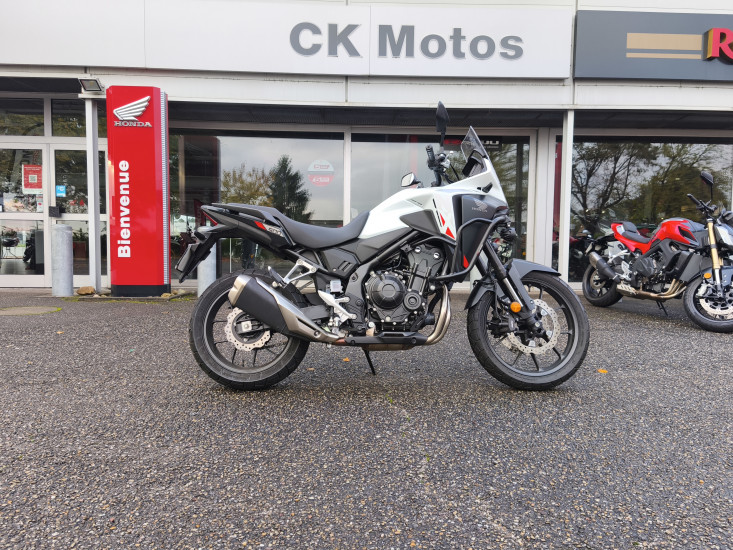HONDA NX 500  ABS COLORIS BLANC / NOIR - HAGUENAU