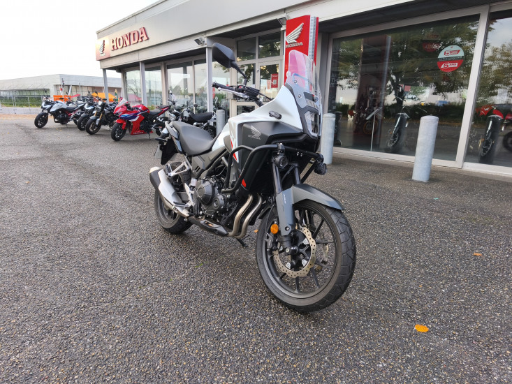 HONDA NX 500  ABS COLORIS BLANC / NOIR - HAGUENAU