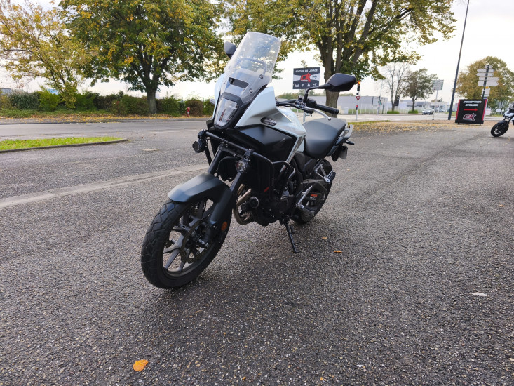 HONDA NX 500  ABS COLORIS BLANC / NOIR - HAGUENAU