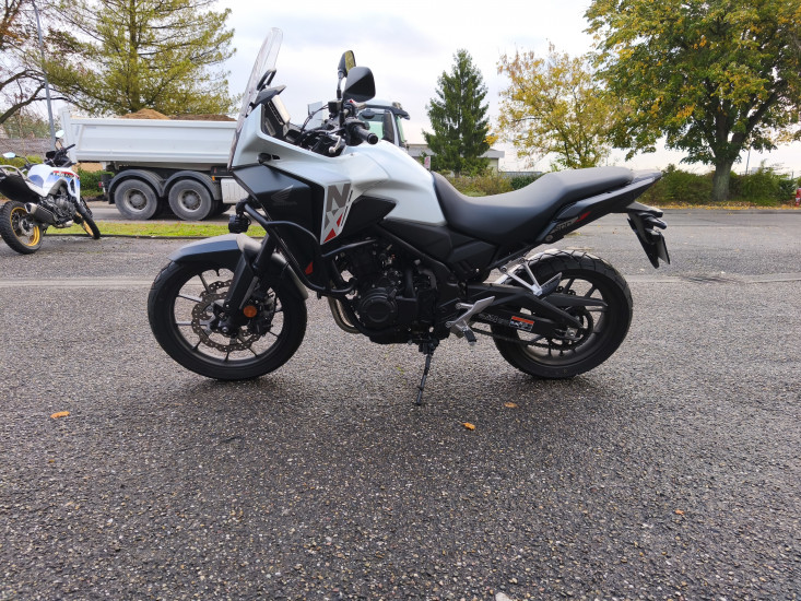HONDA NX 500  ABS COLORIS BLANC / NOIR - HAGUENAU
