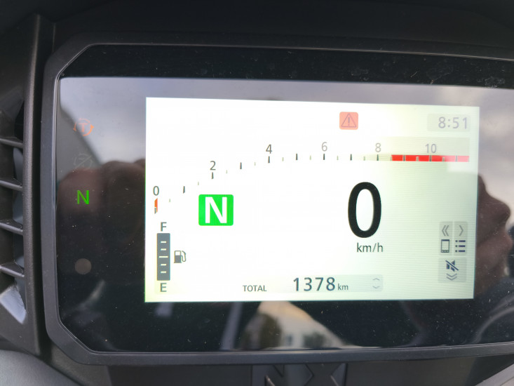 HONDA NX 500  ABS COLORIS BLANC / NOIR - HAGUENAU