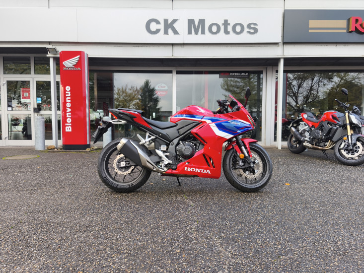 HONDA CBR500R ABS COLORIS ROUGE HRC - HAGUENAU
