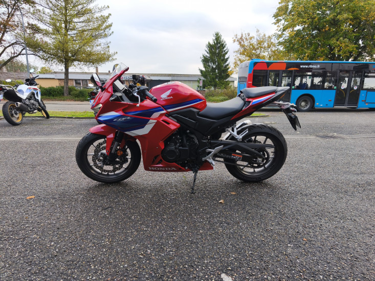 HONDA CBR500R ABS COLORIS ROUGE HRC - HAGUENAU