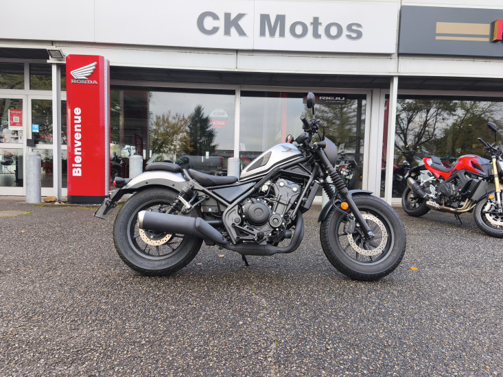 HONDA CMX 500 REBEL FINITION S COLORIS GRIS ARGENT - HAGUENAU