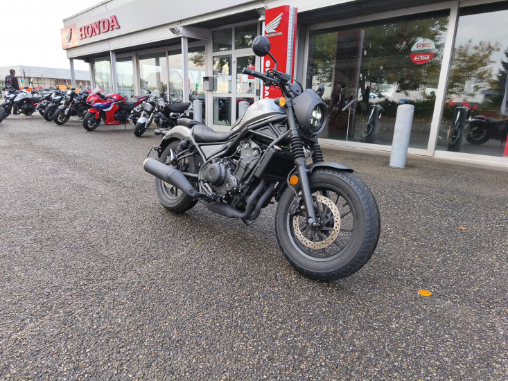 HONDA CMX 500 REBEL FINITION S COLORIS GRIS ARGENT - HAGUENAU