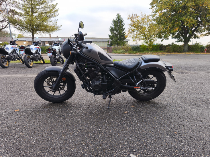 HONDA CMX 500 REBEL FINITION S COLORIS GRIS ARGENT - HAGUENAU