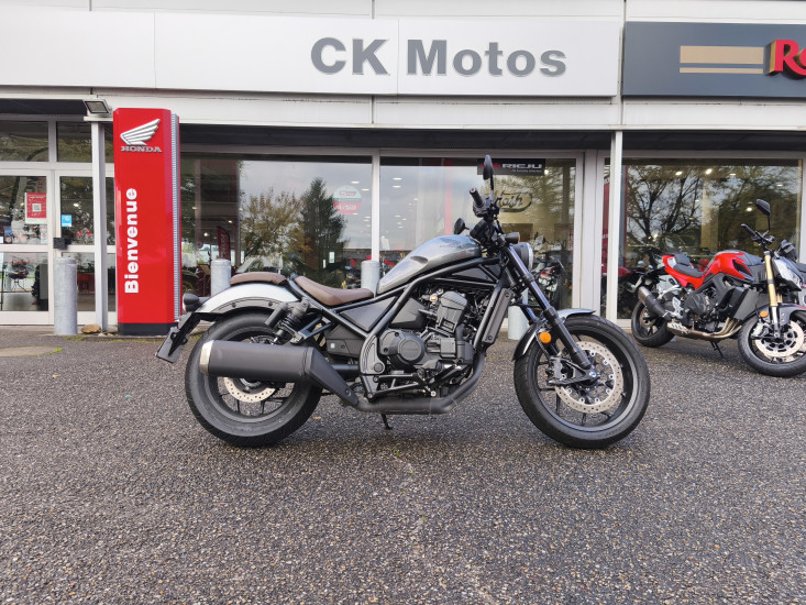 HONDA CMX 1100 REBEL DCT COLORIS GRIS ARGENT - HAGUENAU