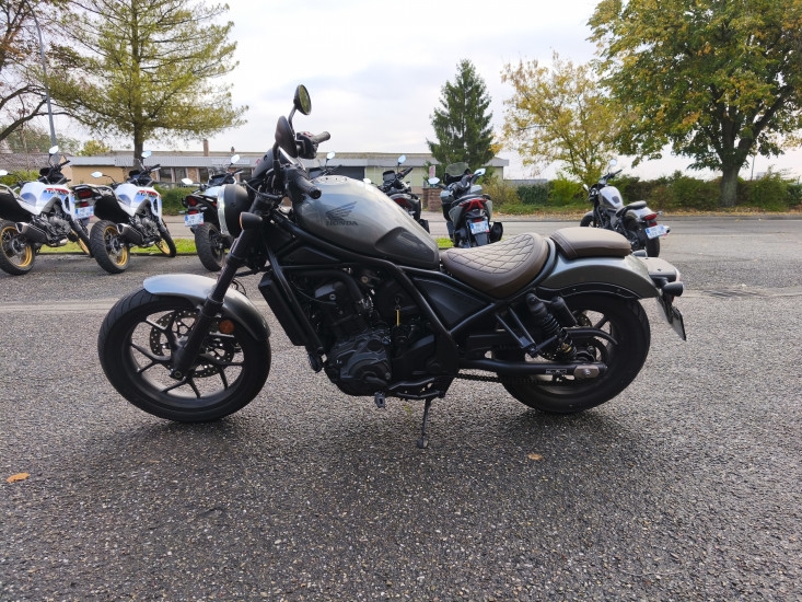 HONDA CMX 1100 REBEL DCT COLORIS GRIS ARGENT - HAGUENAU