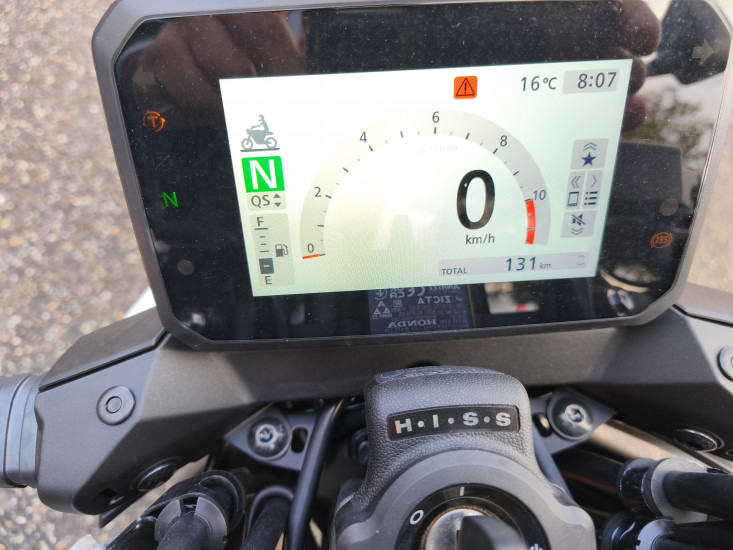 HONDA CB 750 HORNET COLORIS BLANC MAT - HAGUENAU