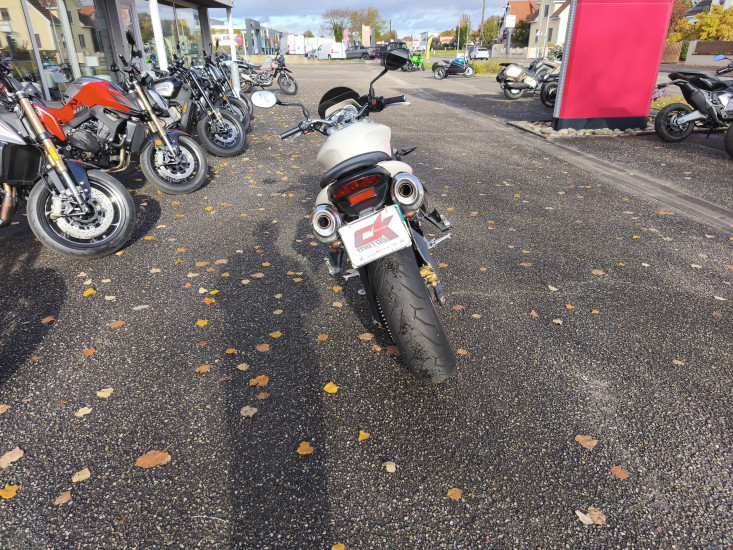 TRIUMPH STREET TRIPLE 675 COLORIS BLANC - HAGUENAU