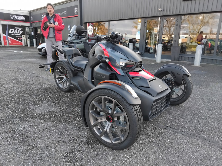 CAN-AM RYKER 600 CLASSIC GRIS ET ROUGE - HAGUENAU