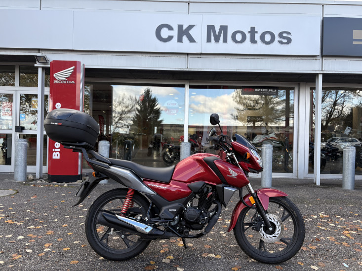 HONDA CB125F ABS COLORIS ROUGE - HAGUENAU