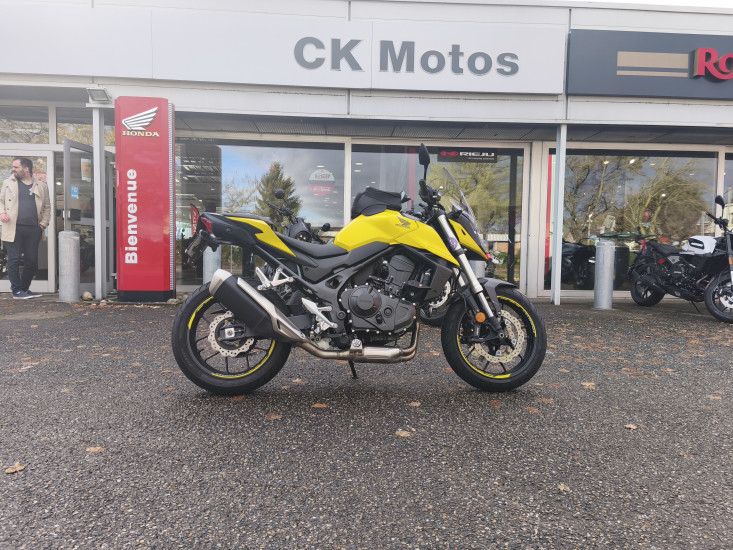 HONDA HORNET 750 ABS COLORIS JAUNE MAT - HAGUENAU
