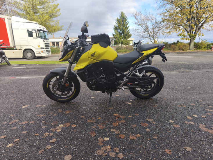 HONDA HORNET 750 ABS COLORIS JAUNE MAT - HAGUENAU