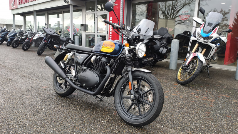 ROYAL ENFIELD INTERCEPTOR 650 BARCELONA BLUE - HAGUENAU