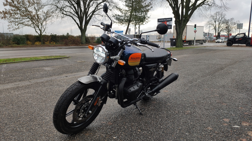 ROYAL ENFIELD INTERCEPTOR 650 BARCELONA BLUE - HAGUENAU