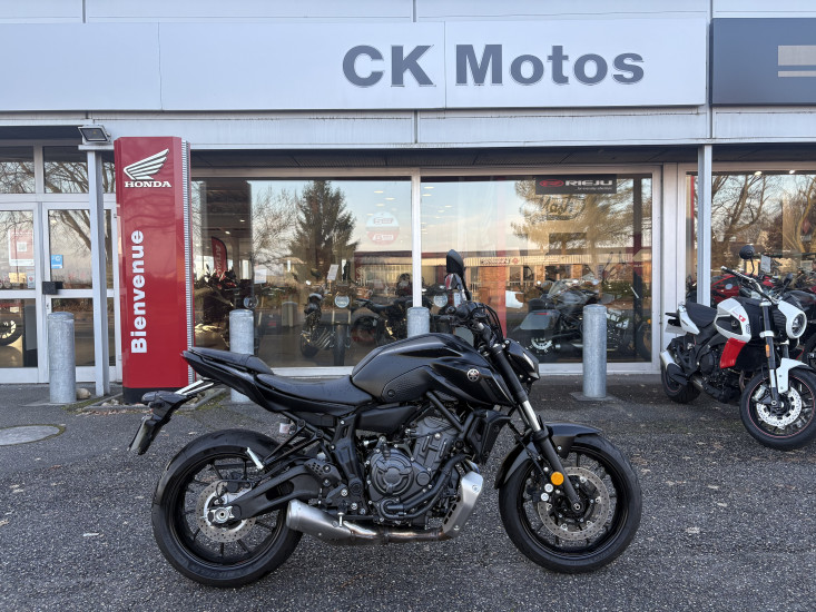 YAMAHA MT-07 ABS COLORIS NOIR - HAGUENAU