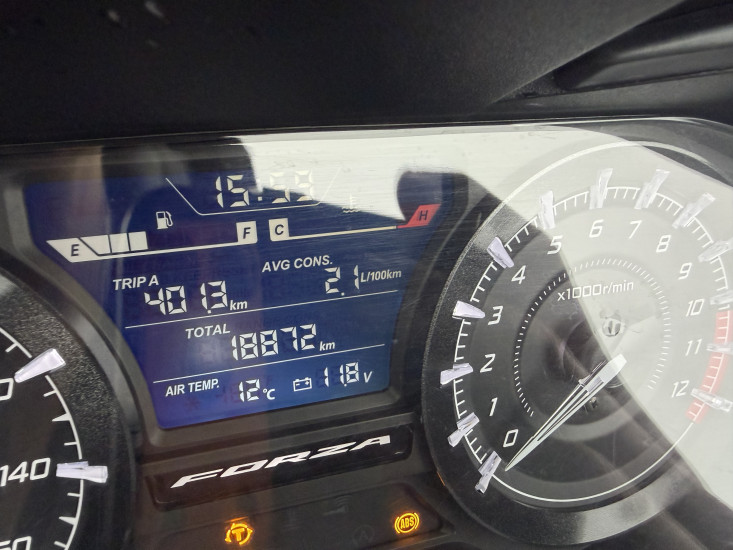 HONDA FORZA 125 ABS COLORIS GRIS - HAGUENAU