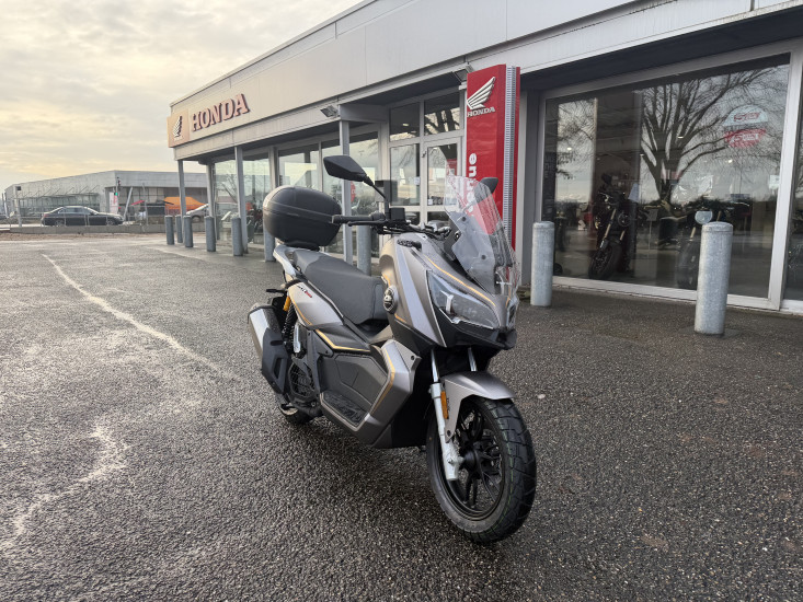 QJ MOTOR ATR 125 ABS COLORIS GRIS / OR - HAGUENAU