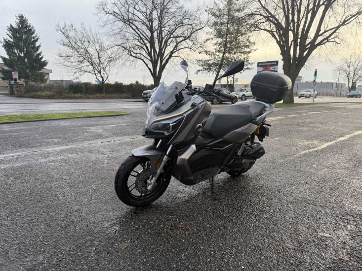 QJ MOTOR ATR 125 ABS COLORIS GRIS / OR - HAGUENAU