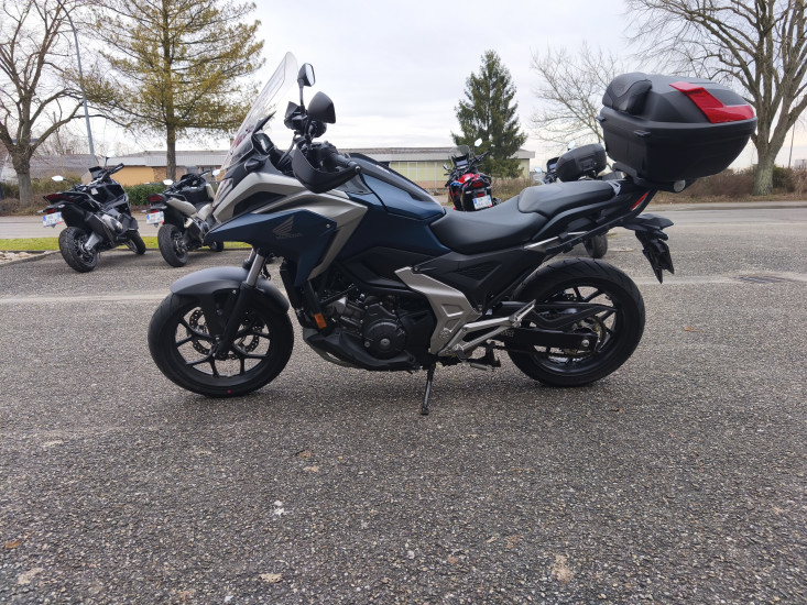 HONDA NC750X DCT ABS COLORIS BLEU MAT - HAGUENAU