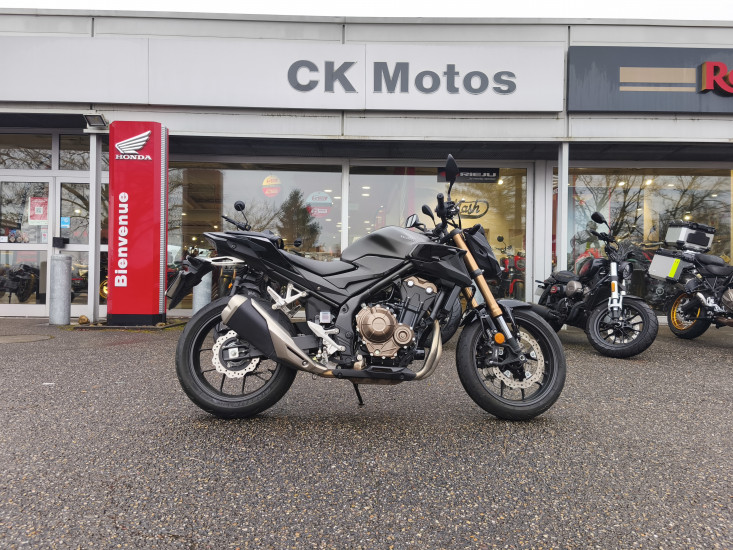 HONDA CB500F ABS COLORIS NOIR MAT - HAGUENAU