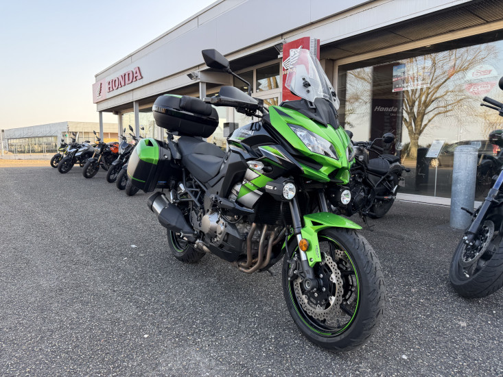 KAWASAKI VERSYS 1000 SPECIAL EDITION ABS COLORIS VERT - HAGUENAU