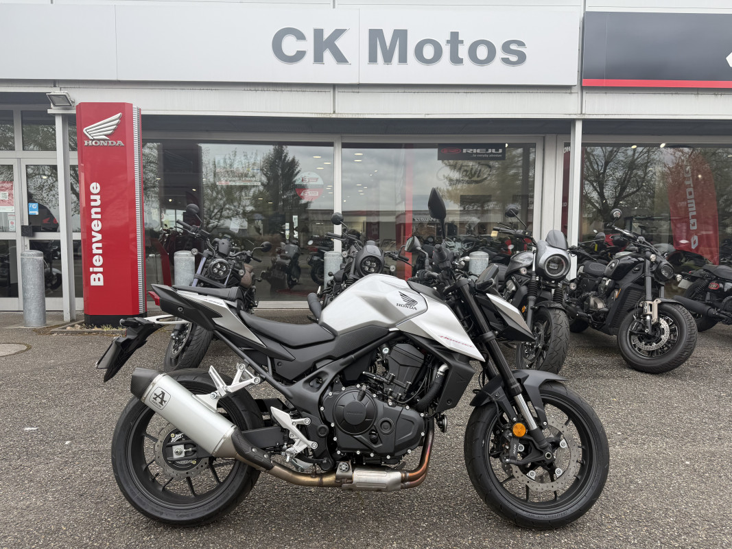 HONDA HORNET 750 ABS COLORIS ARGENT CK MOTOS  HAGUENAU 