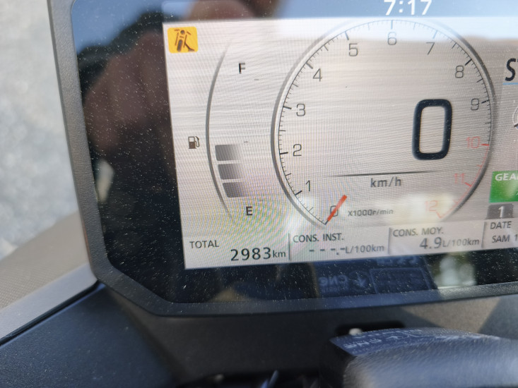 HONDA HORNET 750 ABS COLORIS GRIS MAT - HAGUENAU