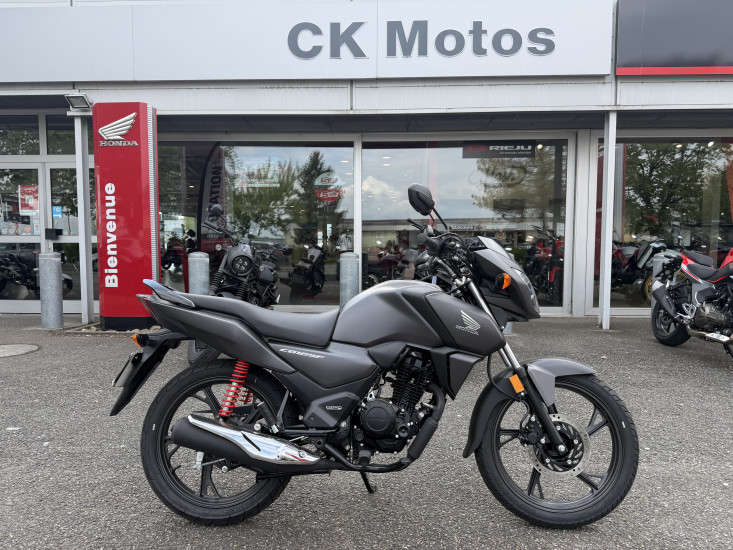 HONDA CB125F ABS COLORIS NOIR MAT - HAGUENAU