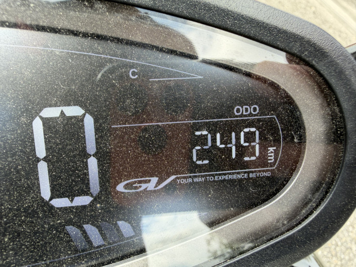 HYOSUNG GV 125 EVO ABS COLORIS GLOSS BLACK - HAGUENAU