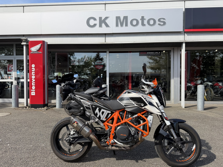 KTM 690 DUKE COLORIS BLANC - HAGUENAU